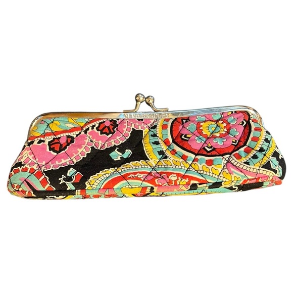 🟣Vera Bradley Clip Change Purse – Small (Parisian Paisley) - Picture 1 of 4